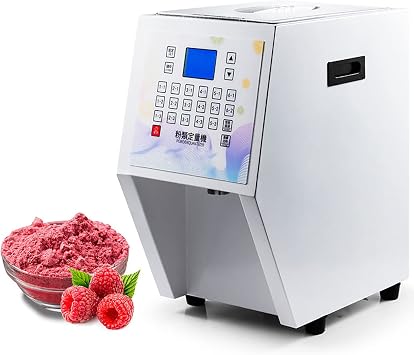 Commercial Automatic Powder Quantifier Quantitative Machine Creamer/Sugar/Coffee/Cocoa Powder, 3.5L Dispenser Machine for Milktea Shop, Coffee Shop, Dessert Shop