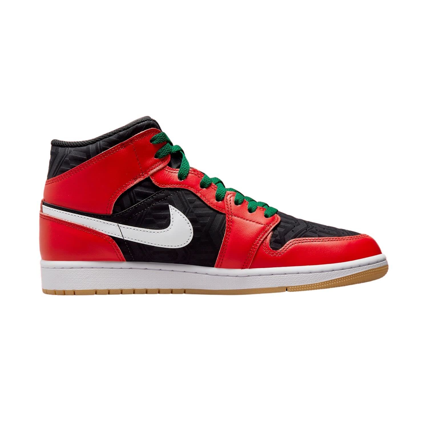 Nike męskie buty do piłki nożnej, Czarny/biały/malachitowy/ognista czerwień, 43 EU