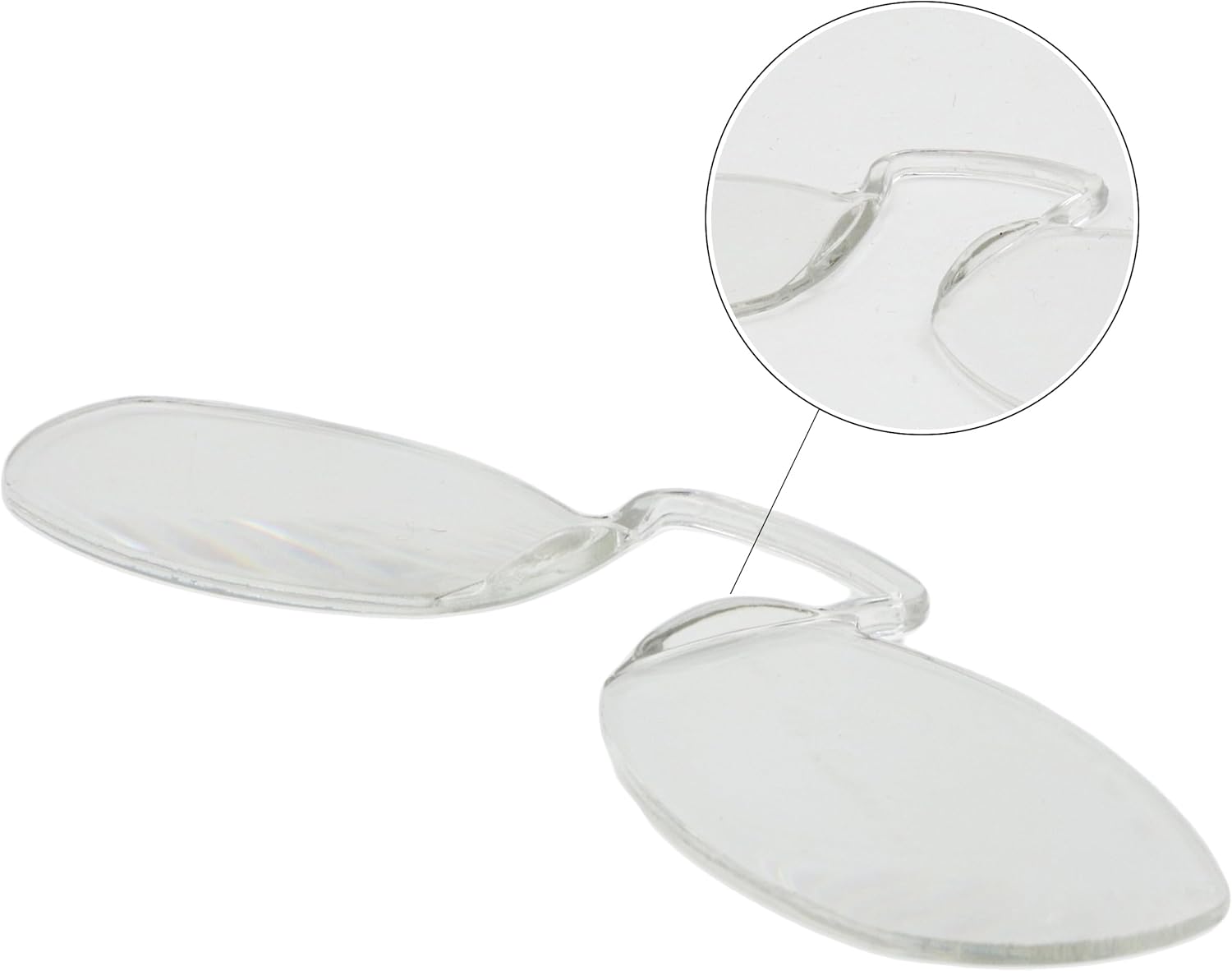 Armless Thin Reading Glasses - Clip on Nose Readers Mini Slim Lightweight for Men Women - Image 5