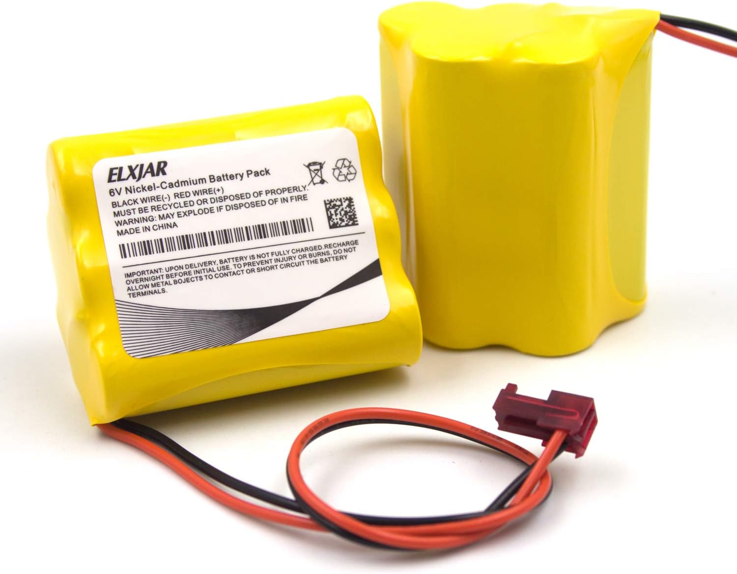 (2-Pack) 6V AA Ni-CD Battery Pack Replacement for Sure-Lite 026-149, SL026-149, S/L 026-149, ANIC1204, Energizer 41B020AF17201, Dantona CUSTOM-55 Emergency Lighting : Health & Household