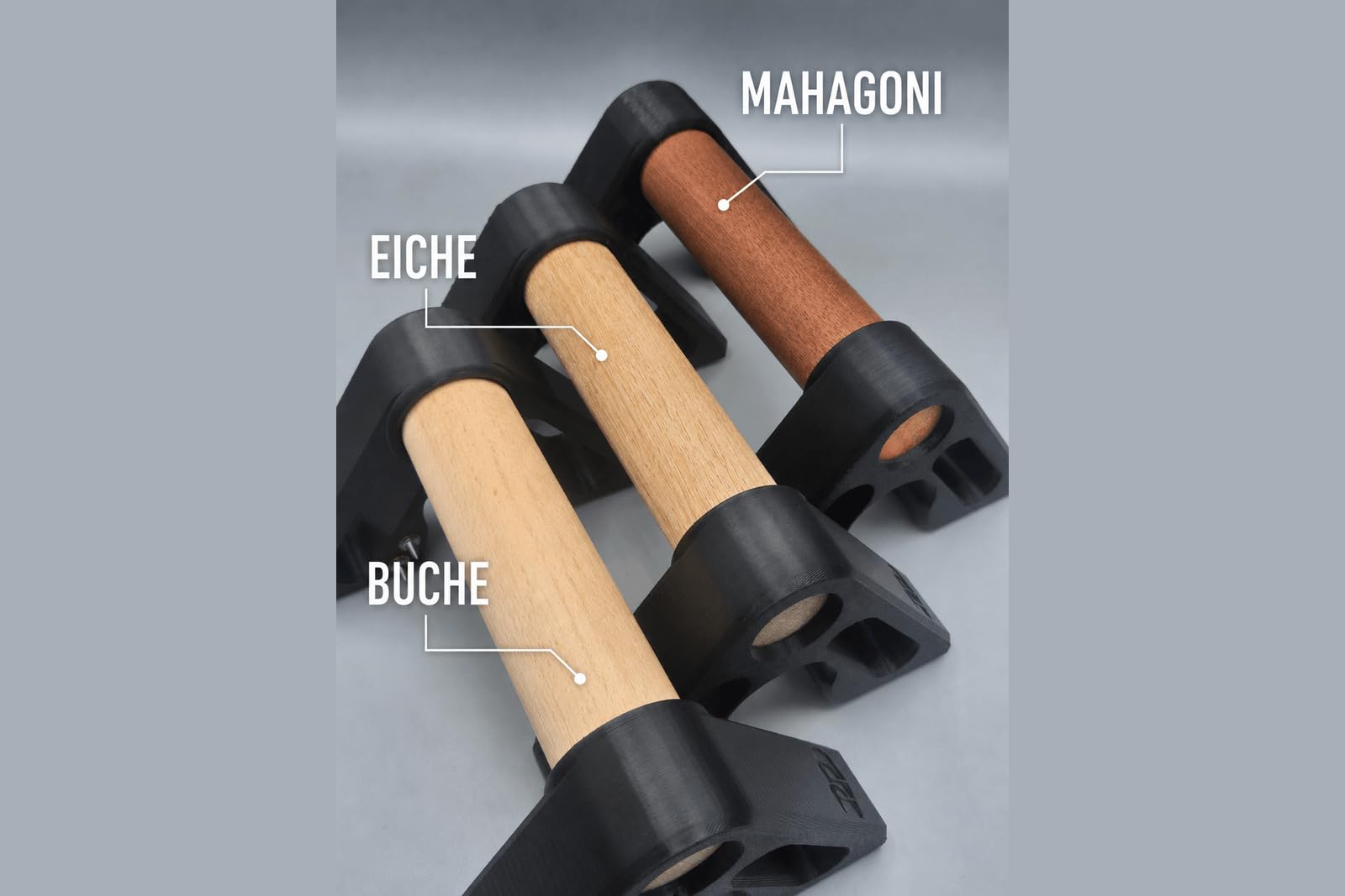 DDD Premium Parallettes aus Echtholz-Pro - 500mm / Buche
