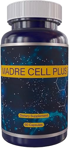 MADRE CELL PLUS - Célula madre hecha de AFA más puro, sin gluten, algas azules verdes - 60 cápsulas