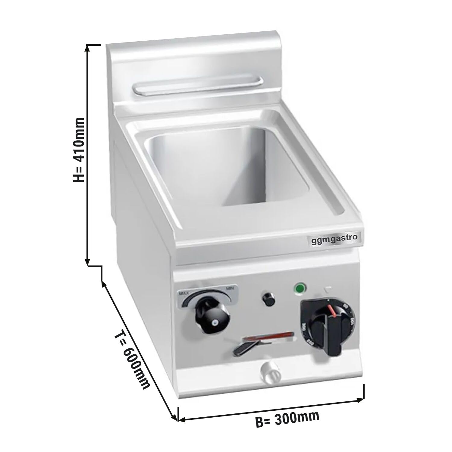 GGM Gastro | ENB363P | Elektro Nudelkocher - 11 Liter - 3,5 kW