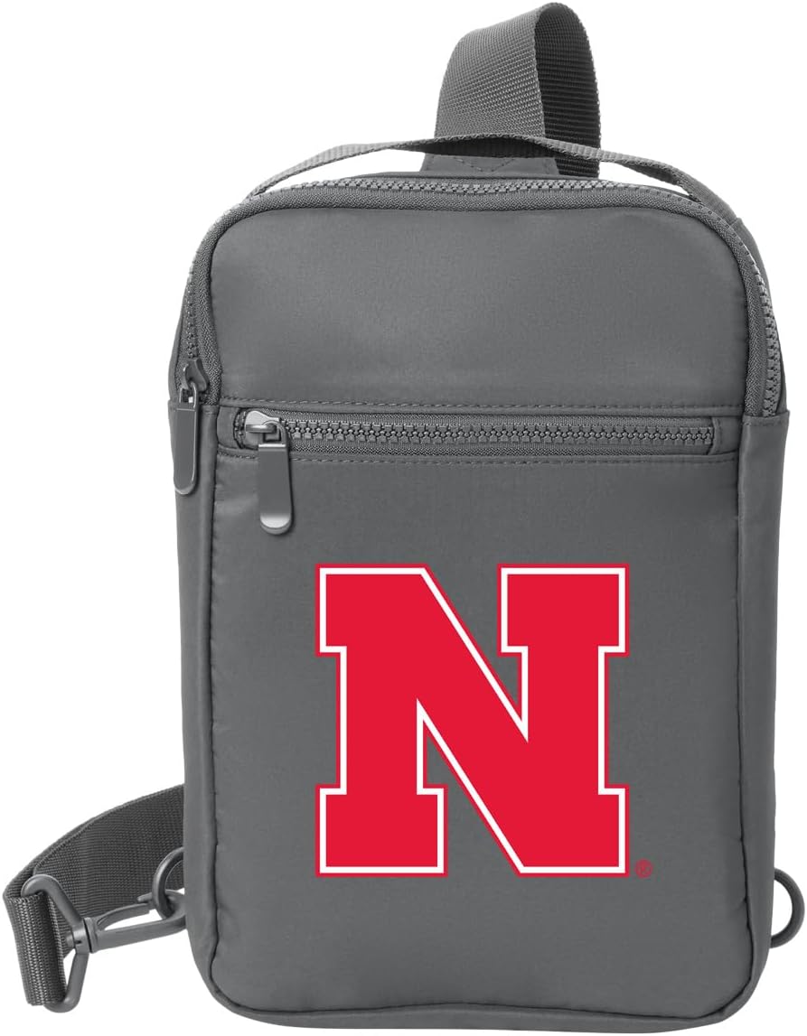 Broad Bay University of Nebraska Crossbody Bag - Versatile Travel, Sports, or Gameday Bag for Cornhusker Fans and Alumni, Men or Women