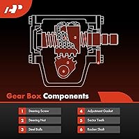 Vista 3 de A-Premium - Caja de cambios de dirección asistida compatible con Chevrolet Silverado 1500 HD Classic, Silverado 2500 3500, Suburban 2500 y GMC