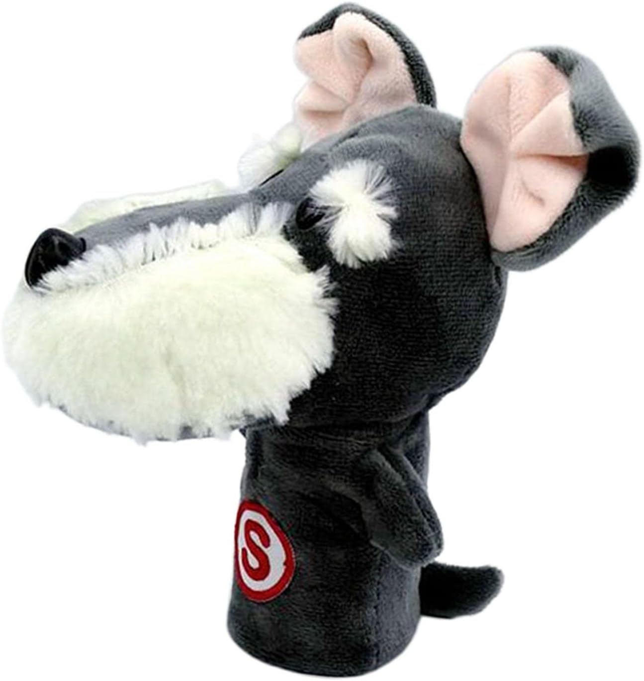 Cartoon Plush Animal Golf Iron Head Covers Club Headcover with Number Applique for Easy Recognition Cotton Lining ion Accessory - Stylish Design & Maximum ion - Golf Gift - Sizes - Dog No.S