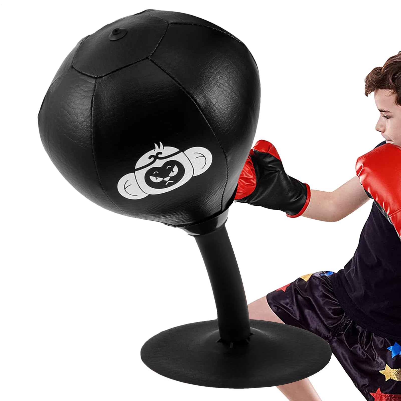 Boxeo de Escritorio - Entrenamiento de Boxeo Compacta, Fijación de Taza de Succión | Juguetes de Relajación para Oficina en Casa, Alivio de Estrés