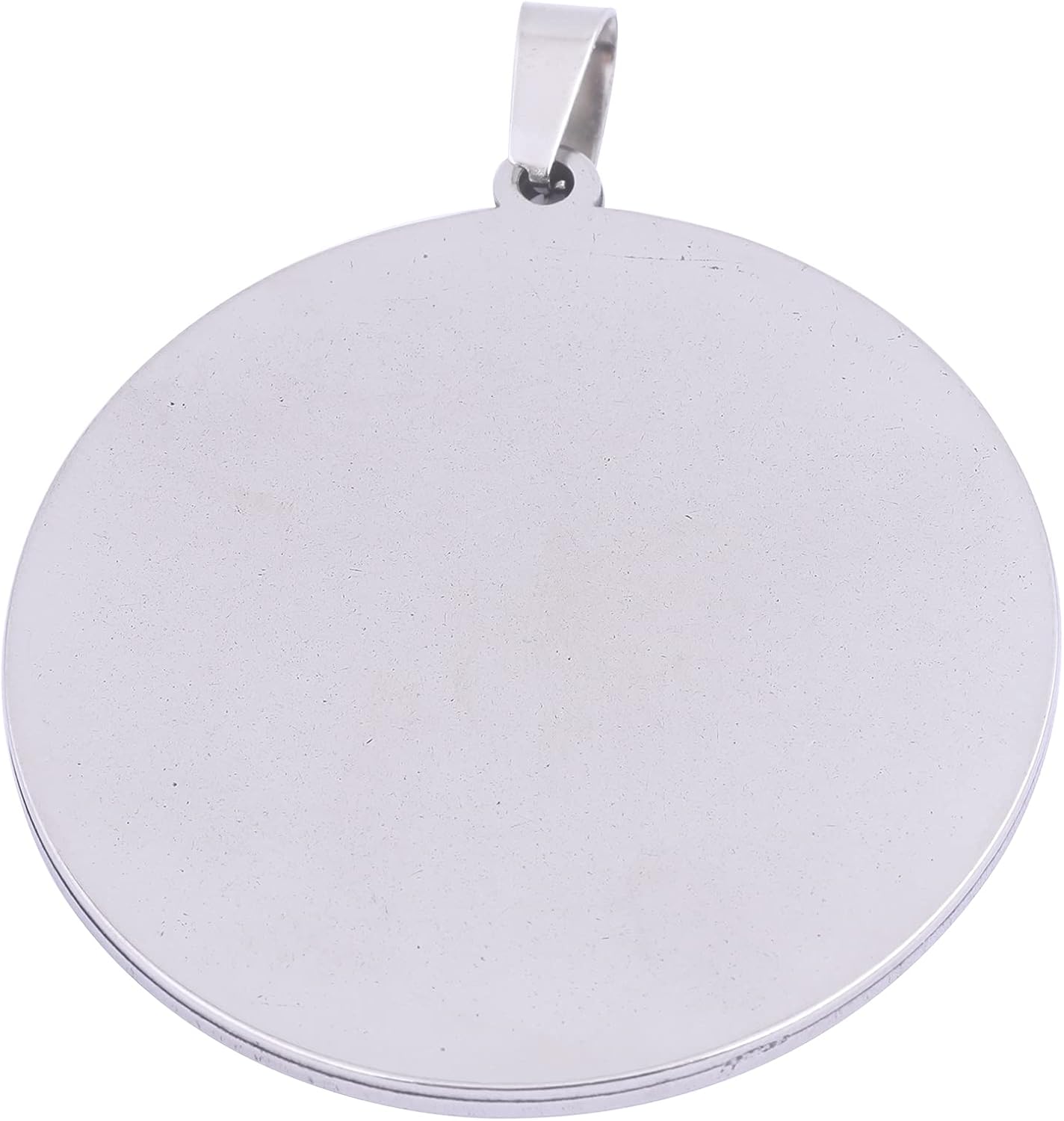 Reidgaller 10pcs Stainless Steel Cabochon Setting Trays 40mm Dia Pendant Base Blanks DIY Necklace Bezels for Jewelry Making - Image 2