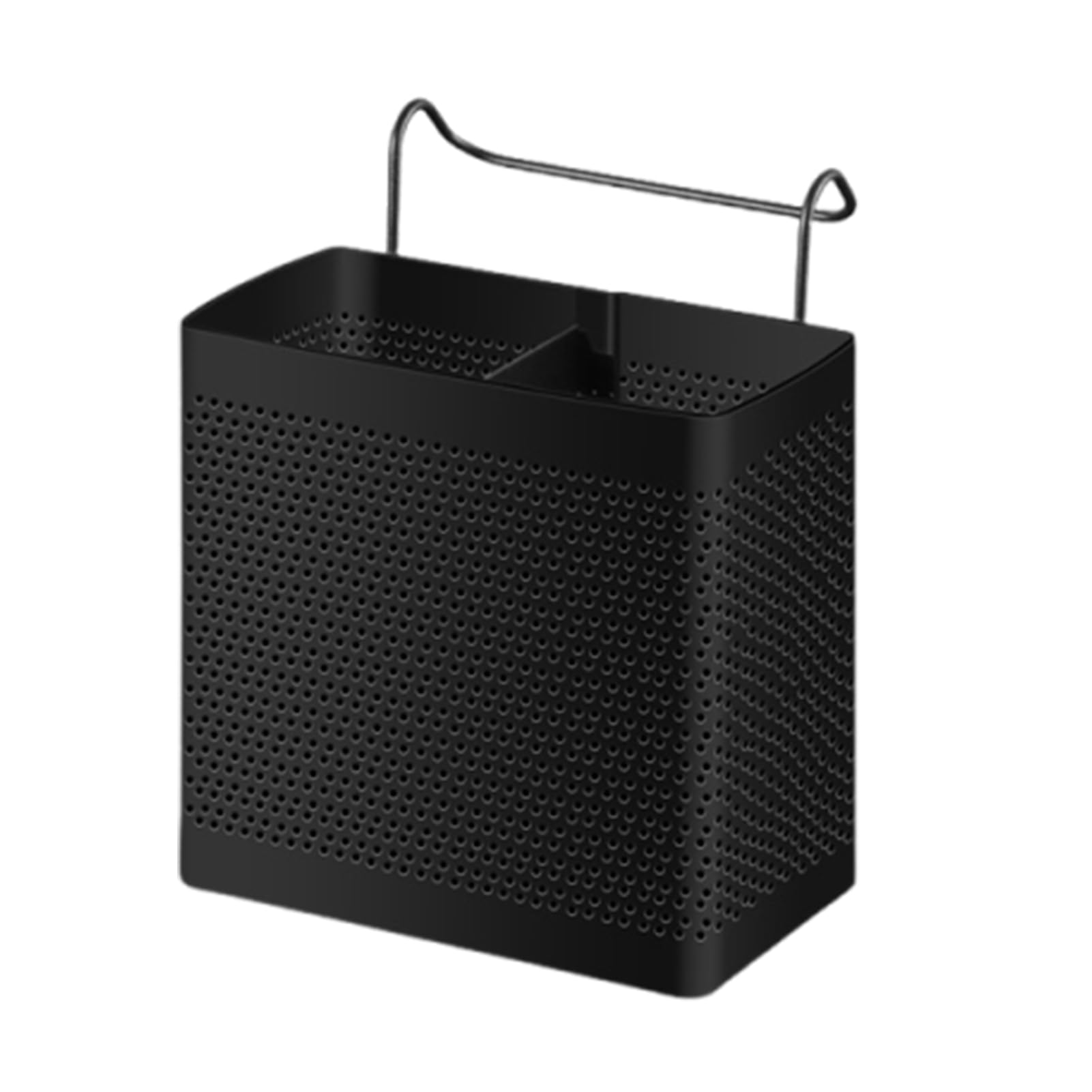 Chopstick Holder Stainless Steel with Double Compartment Organizer Ventilation Drainage Rust-Resistant Container for Kitchen
