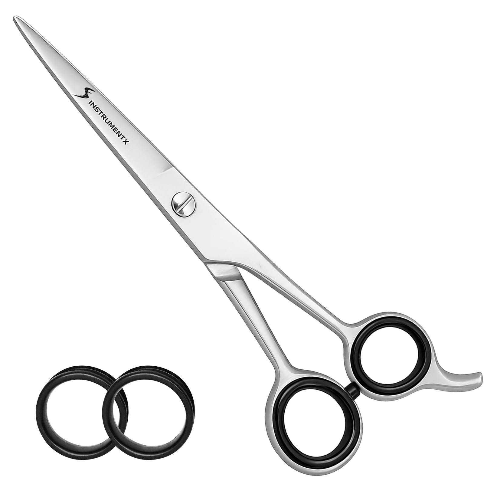 SS INSTRUMENTX forbici parrucchiere professionali, forbici capelli in acciaio inossidabile per taglio di precisione, forbici barbiere per parrucchiere e uso domestico, perfette per taglio dei capelli