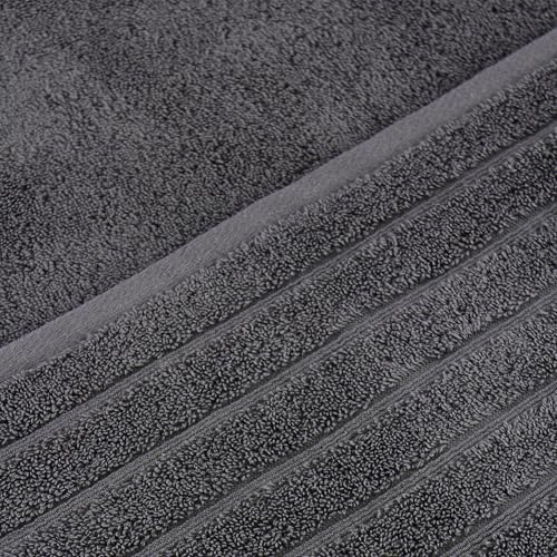 Towels Beyond JACQUARD RIB STYLE JUMBO BATH SHEET 100% Turkish Cotton 3 Pack Bath Towel Set thumb #1