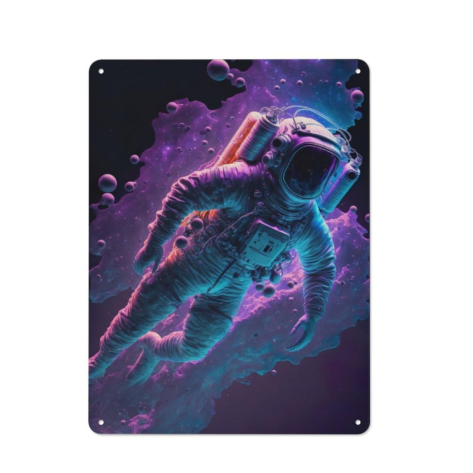Junmoney Eternal Voyage Retro Tin Sign 40X30cm Featuring For Workshop Wall, Gift For Makers And Diy Enthusiasts During The Christmas Season