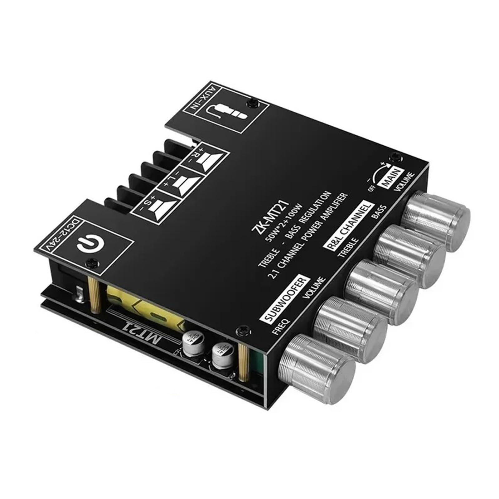 Power Amplifier Module Subwoofer Channel Digital AUX Blue Tooth Stereo Amp HiFi for Speaker