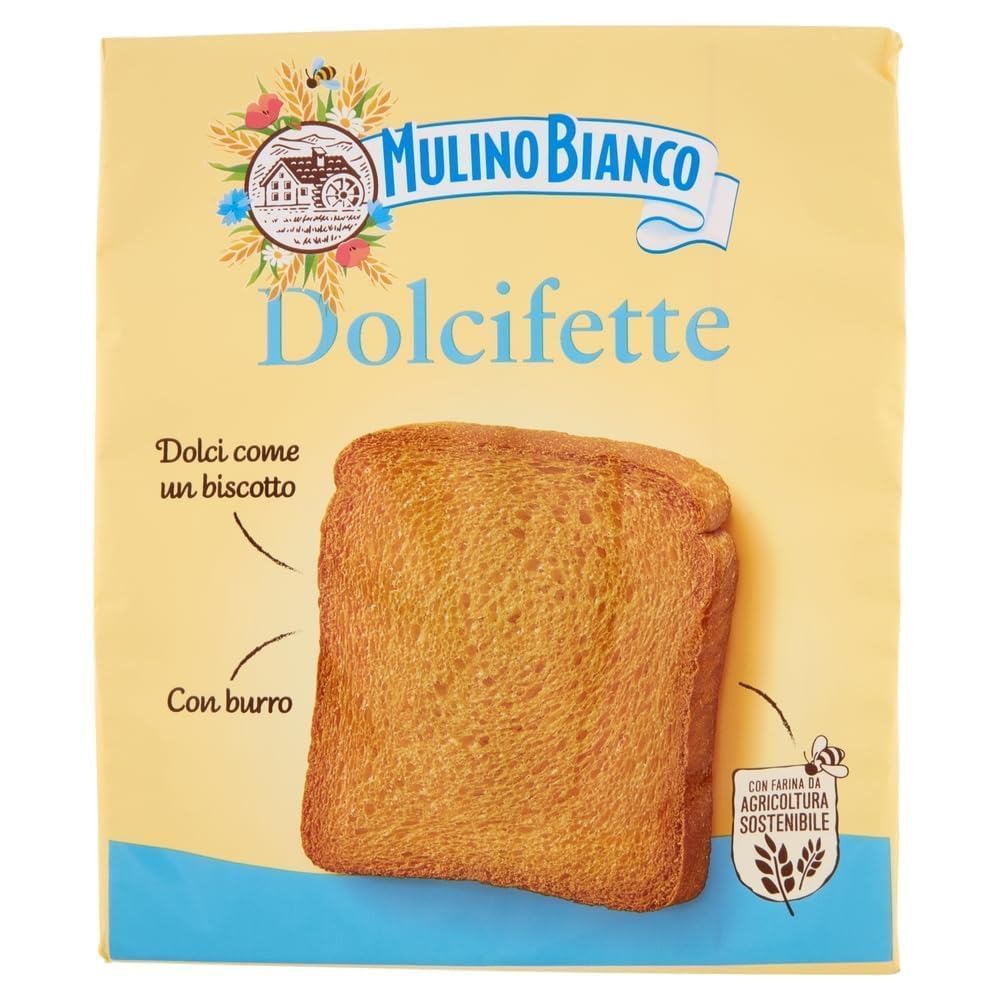 Italian Gourmet Bundle Dolcifette 12x 315g + Italian Gourmet Polpa Gratis – Italienische süße Zwieback-Scheiben mit Butter, Frühstücksgebäck, Kaffeegebäck & Vorrat 3,78kg