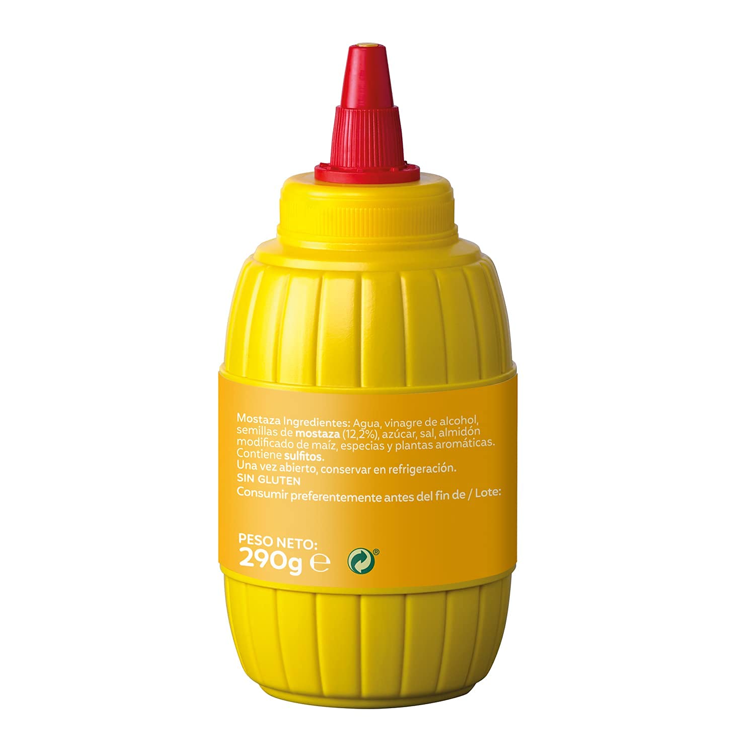 ORLANDO Salsa Mostaza Barrilito 290g sin Gluten