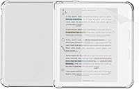 Clear Case for Kobo Libra Colour and Screen Protector, Libra Color Ereader Case E-Reader 7 Inch Reinforced Corners Skin TPU Sleeve 2024 Matte Screen Protection