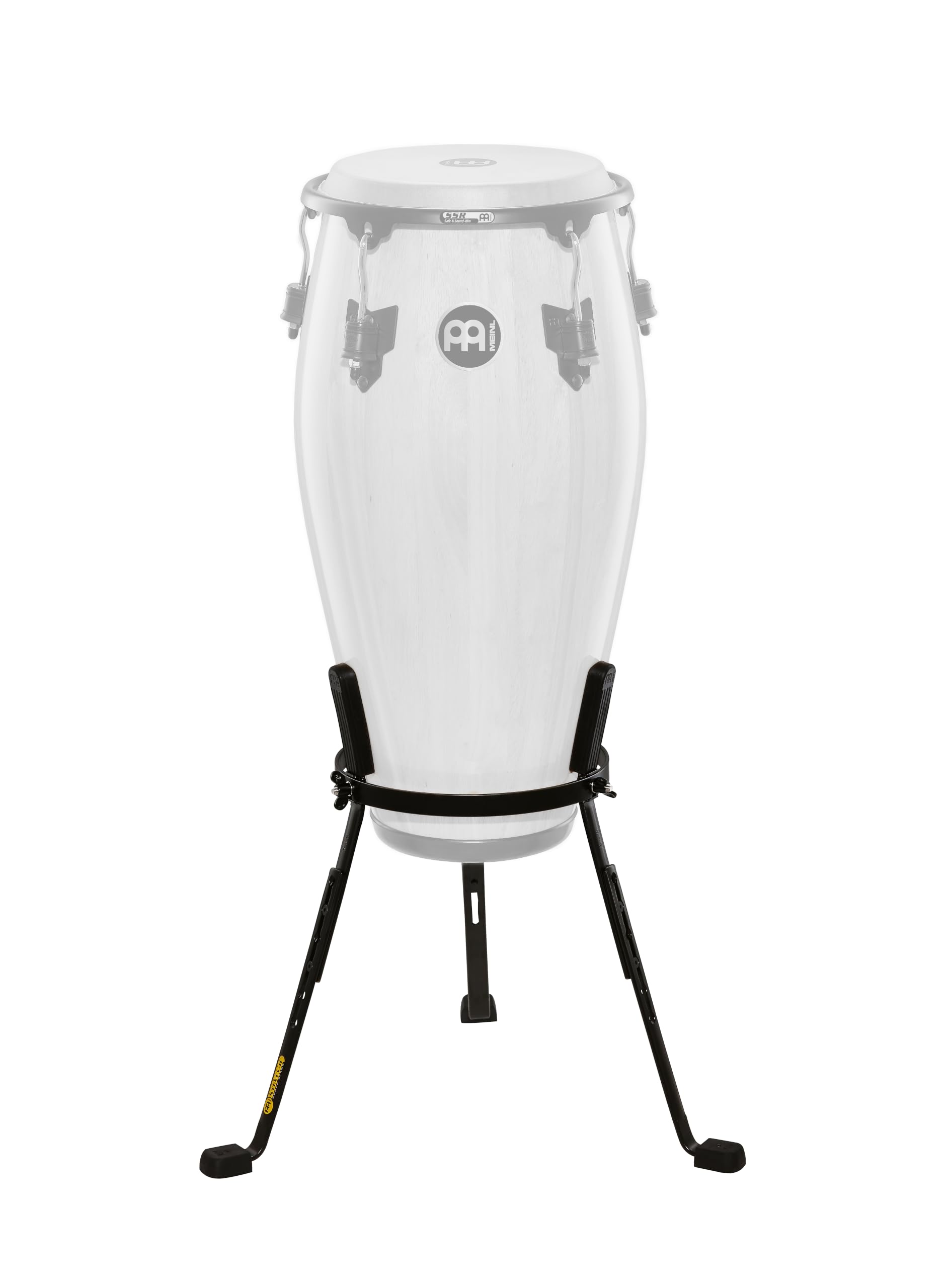 Meinl Percussion Conga Stand Zubehör - Ständer für 11 Zoll Marathon Classic, Designer und Luis Conte Serie Conga - Stahl, Schwarz (ST-MCC11BK)