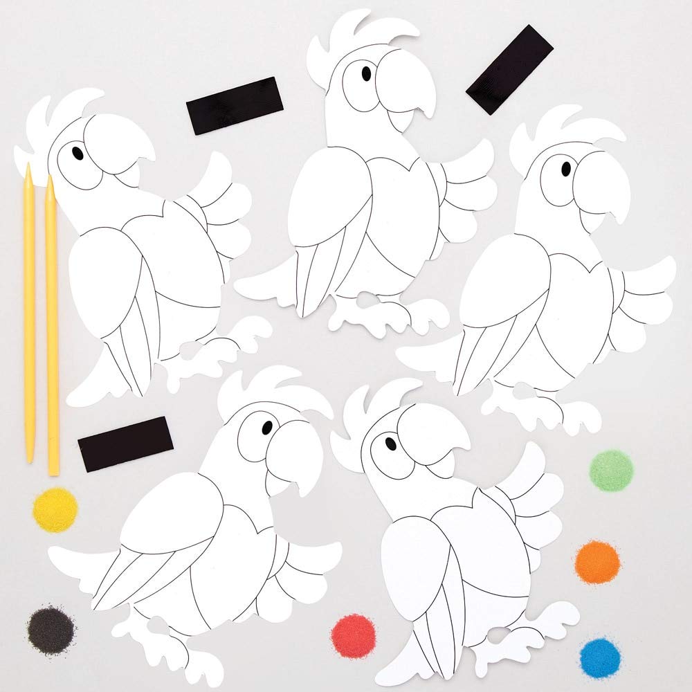 Baker Ross Kits De Cœurs Aimantés En Sable Coloré – Lot De 6 Loisirs Créatifs Pour Enfants Et Adultes, Activité Manuelle Saint-Valentin Et Fête