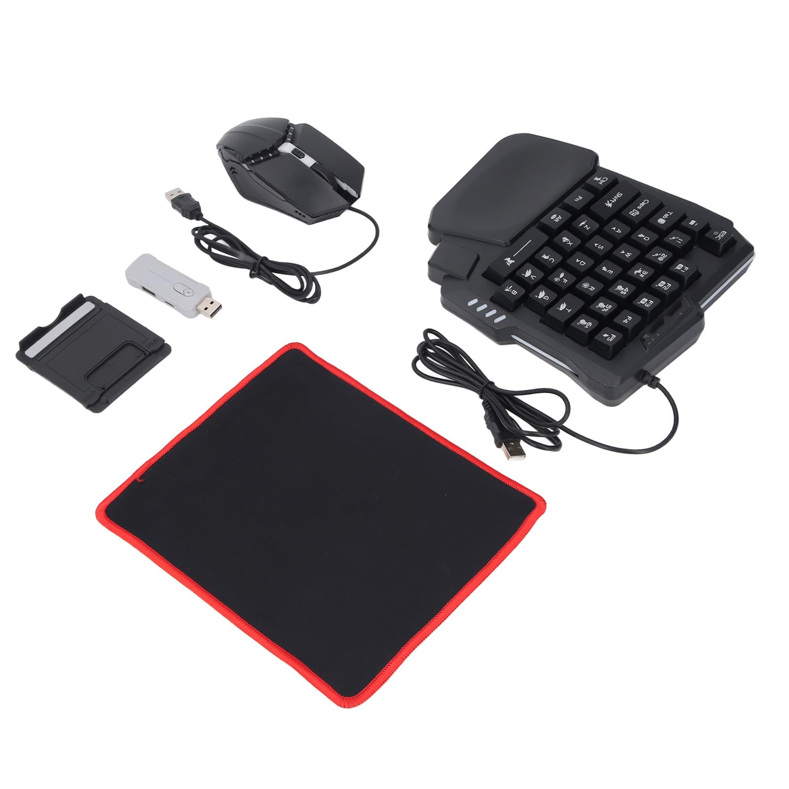 Topiky Convertisseur de Clavier et de Souris pour Manette de Jeu Mobile, Combo Connexion BT 5.2 Stable pour HyperOS