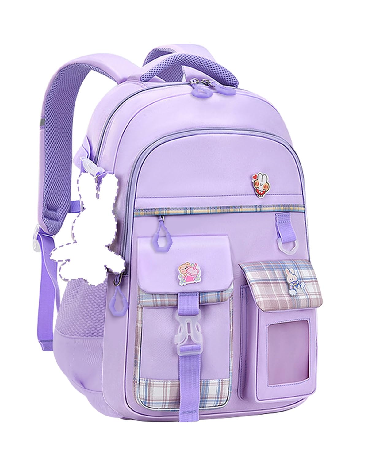 Amythe Mochila Escolar Niña, Mochilas Escolares Adolescentes para Portátil de 15.6", Mochila Colegio Aesthetic Ligera e Impermeable Mochilas Niña 9 10 11 12 13 años para el Colegio y Los Viajes