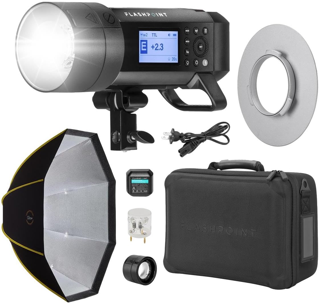 XPLOR 400 Pro Compact TTL R2 Monolight, Bundle with ParaSnap Octa 36 Softbox and Speedring