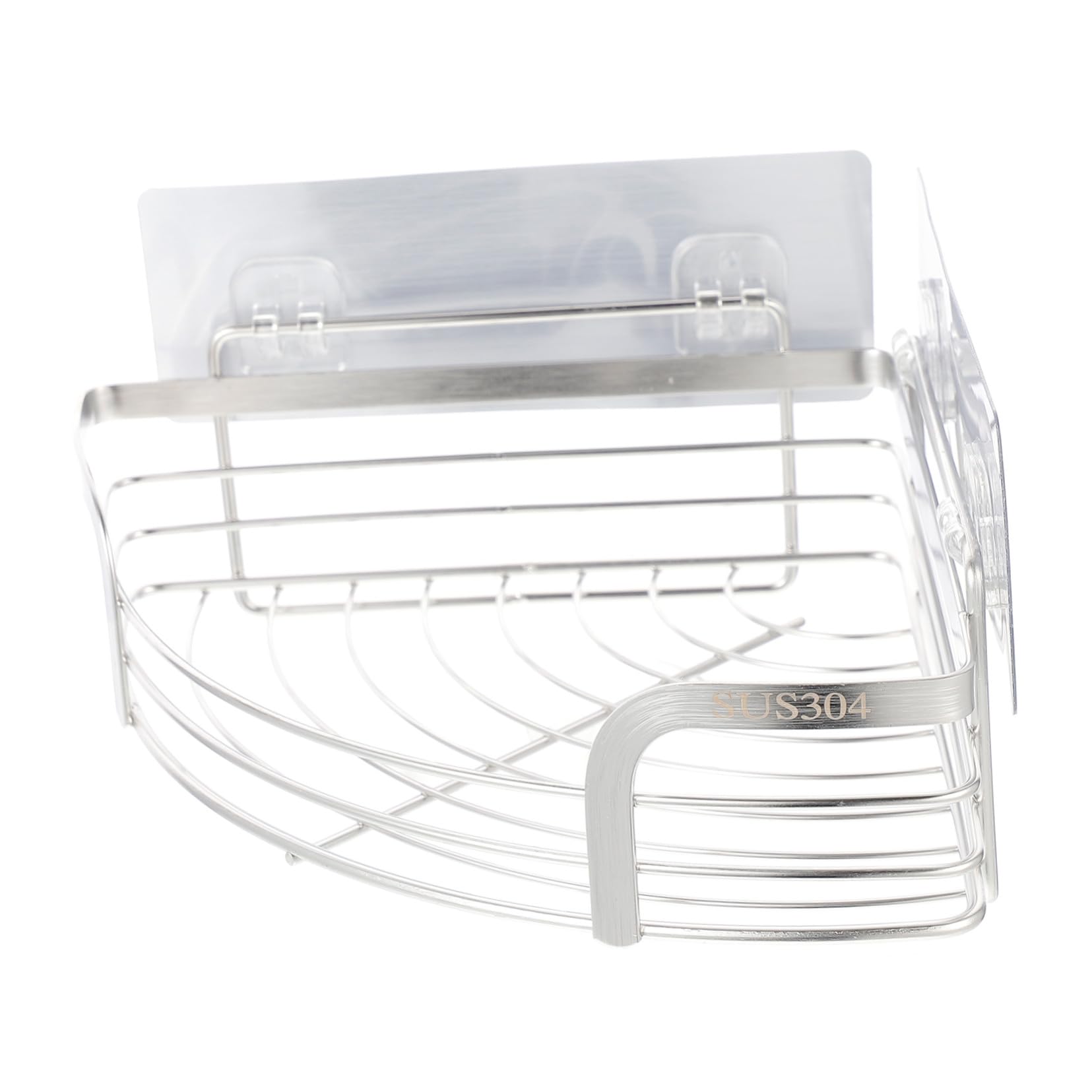 TOYANDONA Mensole per Doccia Angolari in Acciaio Inox Organizer da Parete Cava Mensole per Bagno con Ganci Adesivi per Doccia Bagno e Cucina