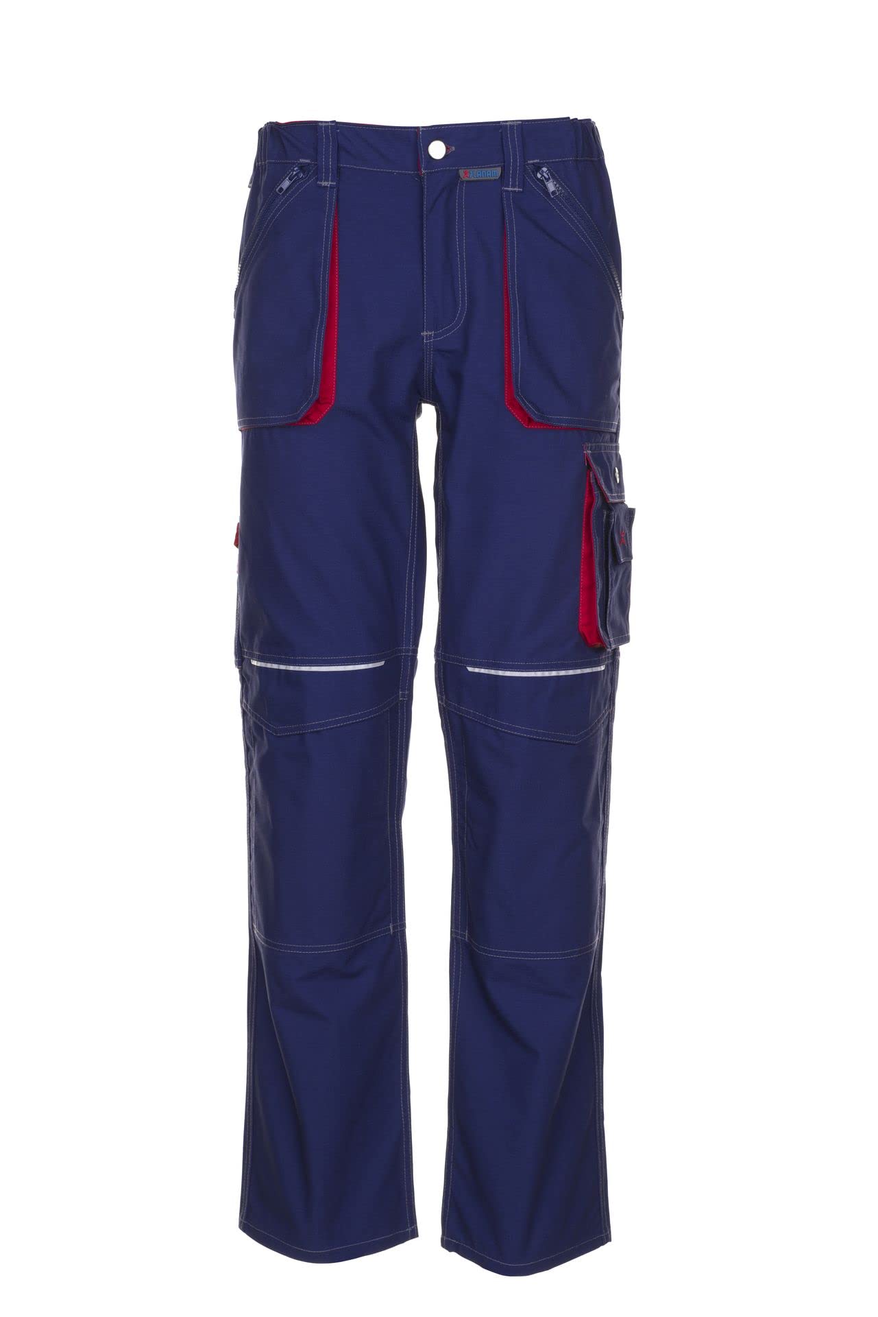 Planam Pantalones de Basalto Pantalón basalto, Talla 54, en Antracita, Rojo Hombre (Pack de 1)