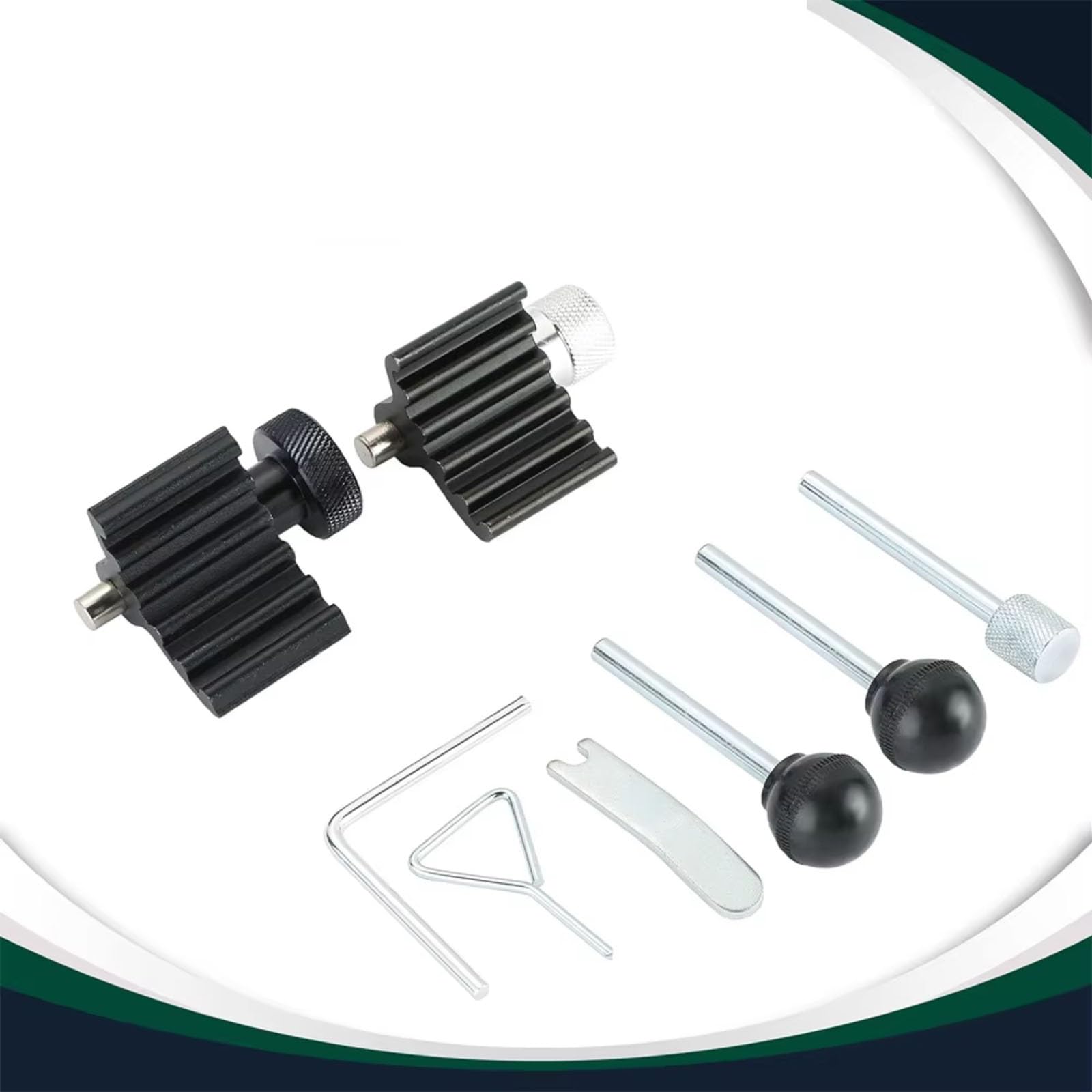 Compatibile con per Passat per Sharan per Touran 1998-2011 Kit di Attrezzi per La Messa in Fase Motore dei Veicoli Blocco Albero Set Strumenti Messa Fase