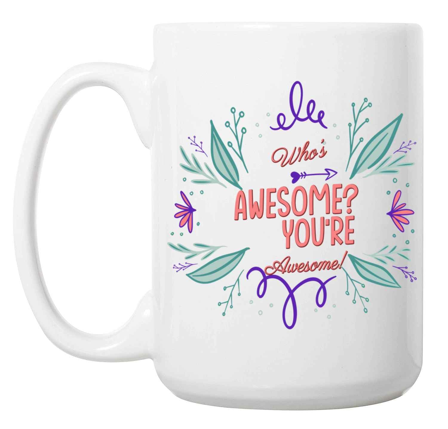 Humorous Gift Idea Gift for Cat Lovers Show Your Appreciation with a Wink Grey 15 Oz White Ceramic Coffee Mug