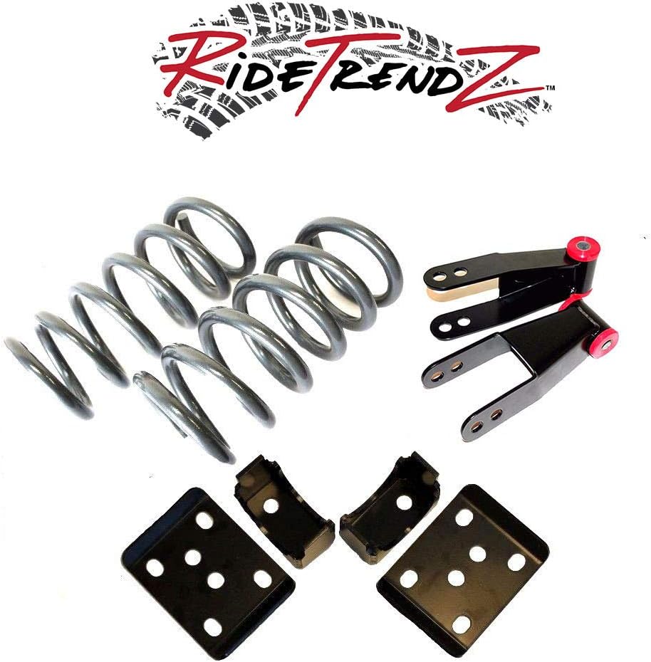 RTZ Lowering Kit for Dodge Ram 1500 (2002–2008) — 2" Front Coil Springs + Rear Adjustable Axle Flip Kit
