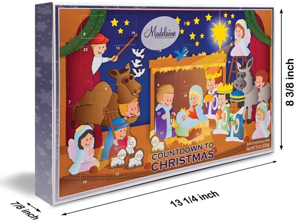 Madelaine Chocolates Christmas Pageant Countdown Advent Calendar