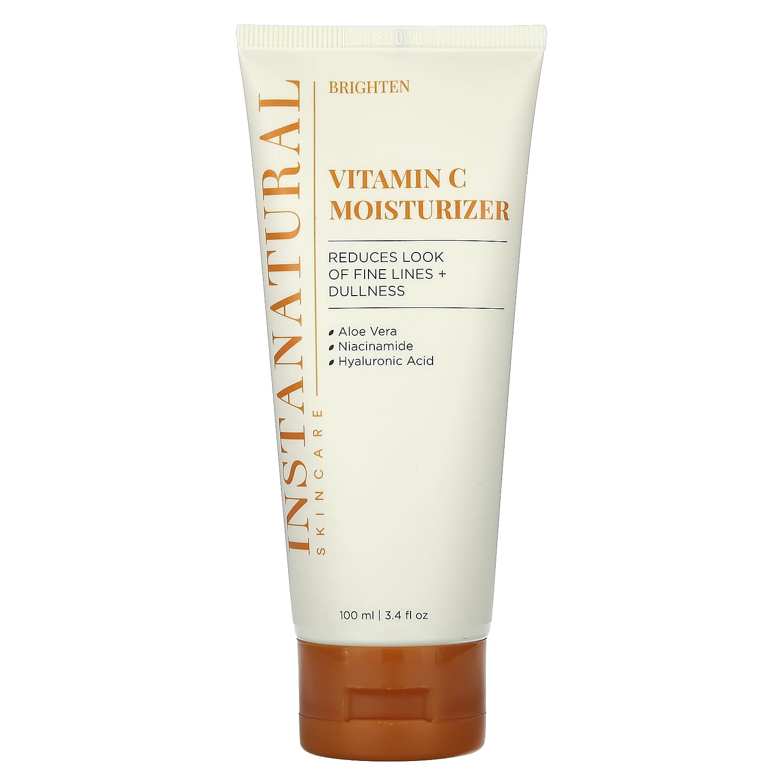 InstaNatural Vitamin C Moisturizer Face Moisturizing Cream, Brightens and Reduces the Look of Fine Lines and Wrinkles, with Hyaluronic Acid, Aloe Vera and Niacinamide, 3.4 FL Oz