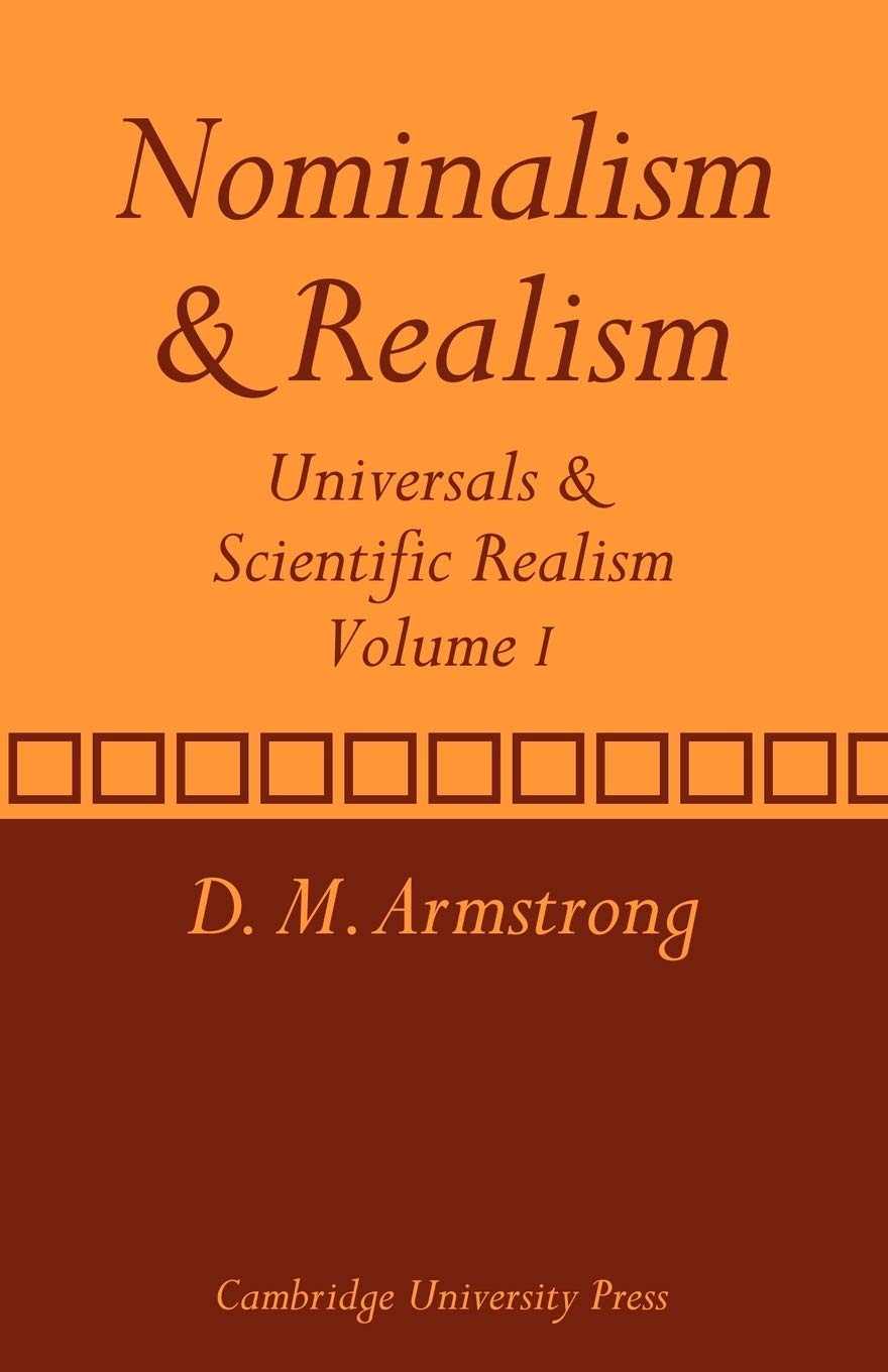 Nominalism and Realism: Universals and Scientific Realism: 1