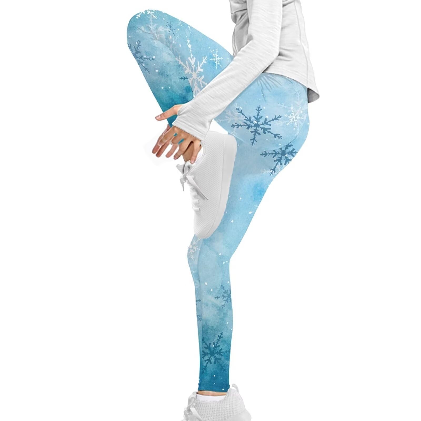 Wanyint Novità Ragazze Yoga Leggings Pantaloni Lunghi Pantaloni Atletici Vita Alta Controllo Pancia