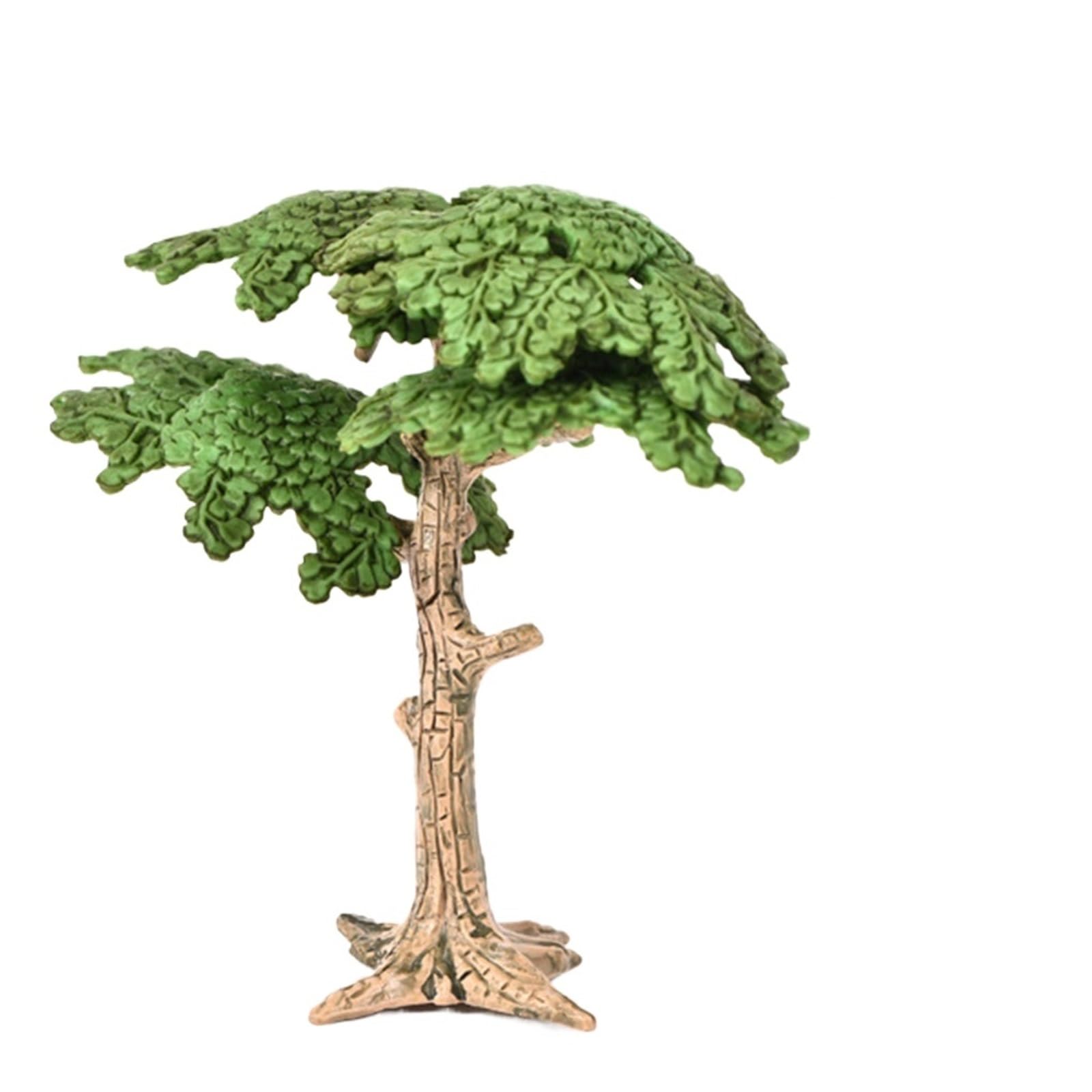 DUNSBY Model Trees 2pcs Simulational Miniature Trees Artificial Plants Accessories Wild Forest Gardening Landscape(10x10.cm)