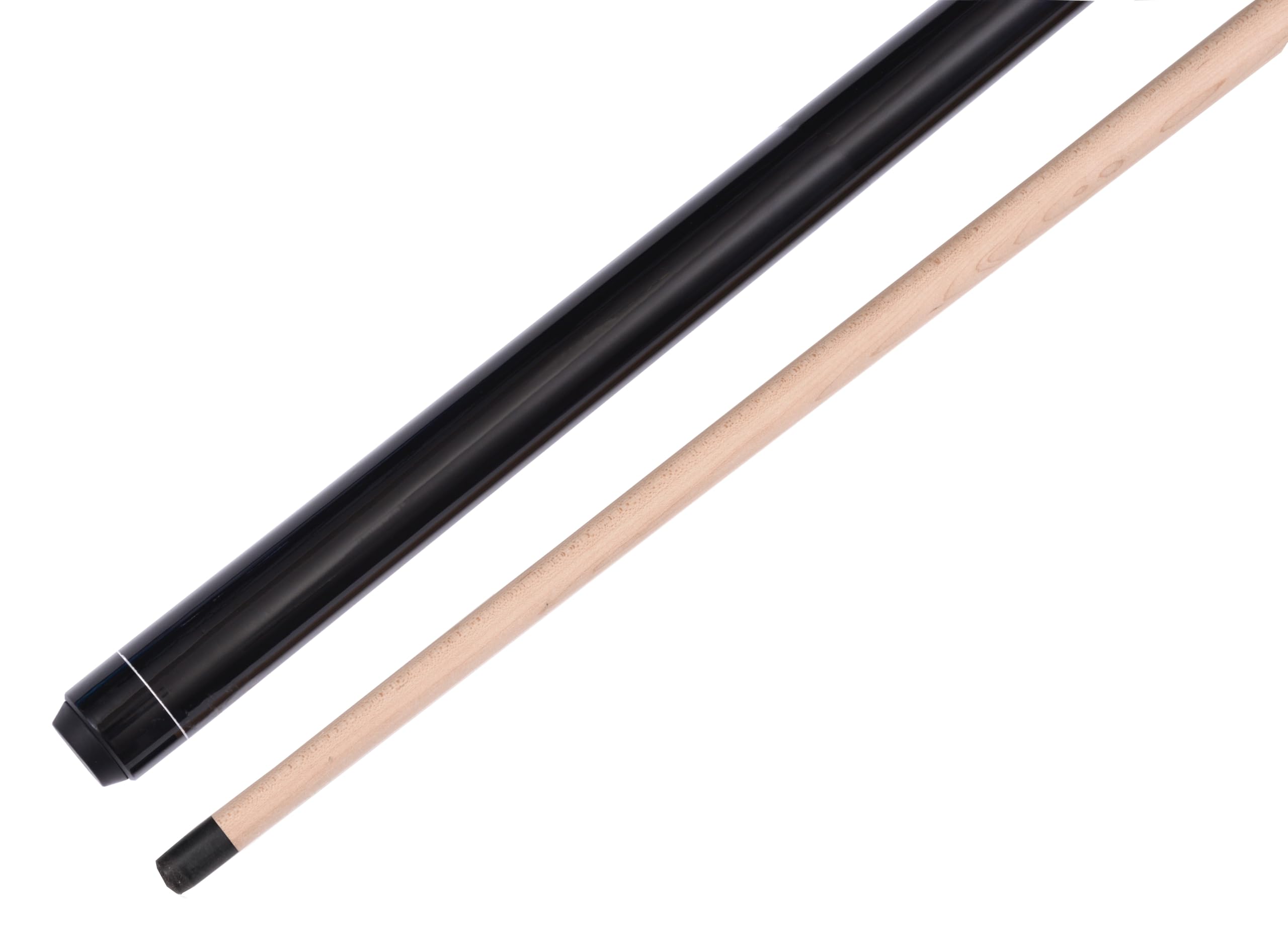 Accuplay - Stecca da biliardo da 147,3 cm, 2 pezzi, in legno di acero canadese, 652 g, disponibile in nero, rosso, verde o blu