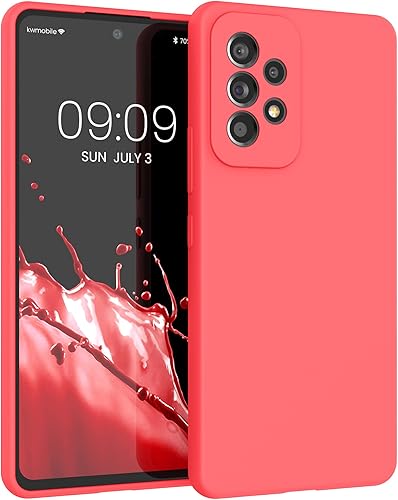 Miniatura 66 de kwmobile Funda Compatible con Samsung Galaxy A52 / A52 5G / A52s 5G - Cubierta de Teléfono de Silicona TPU con Acabado Suave - Macchiato