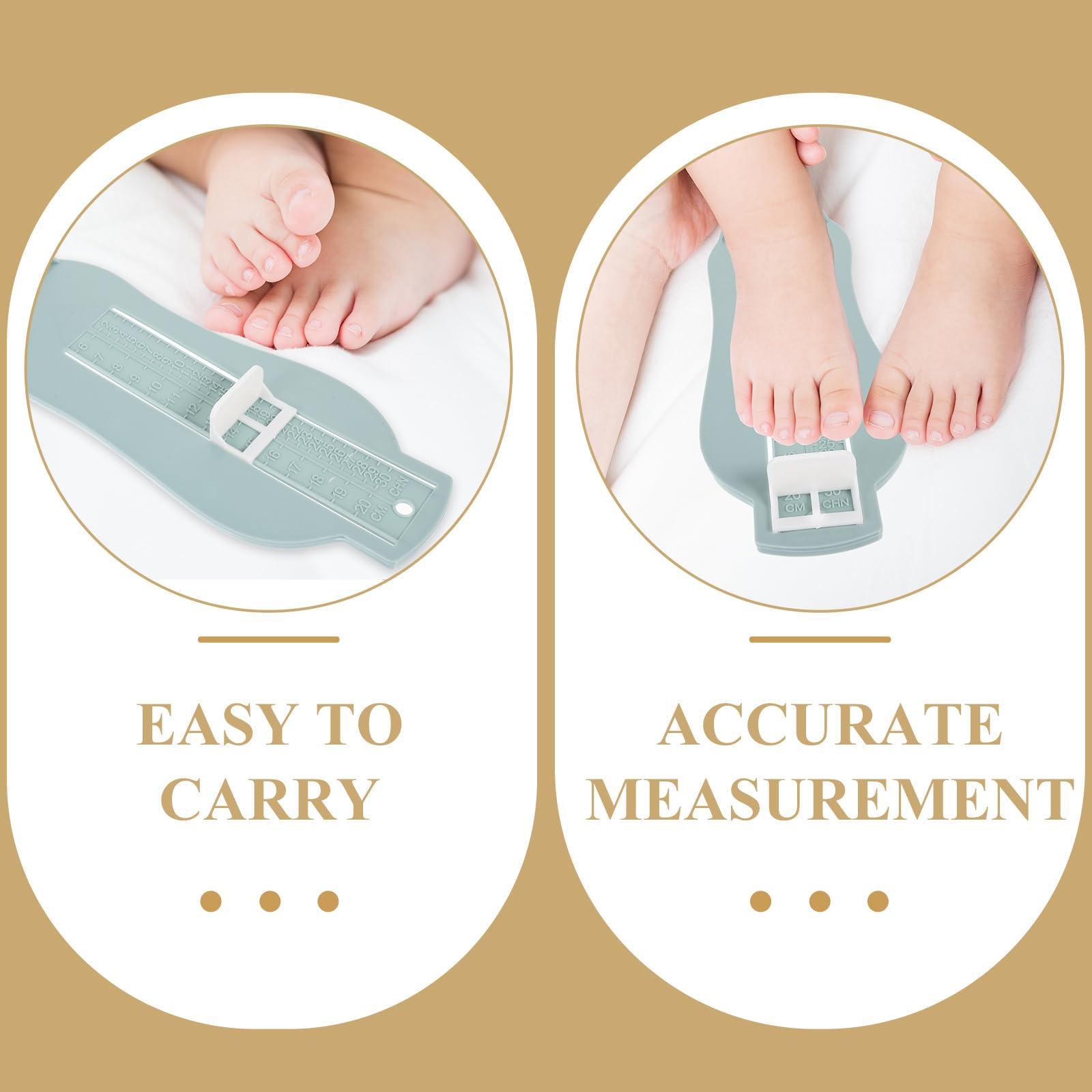 Healifty Appareil de mesure du pied pour le mesureur de chaussures pour enfants, achat de chaussures en ligne avec une mesure de pied (Bleu clair)