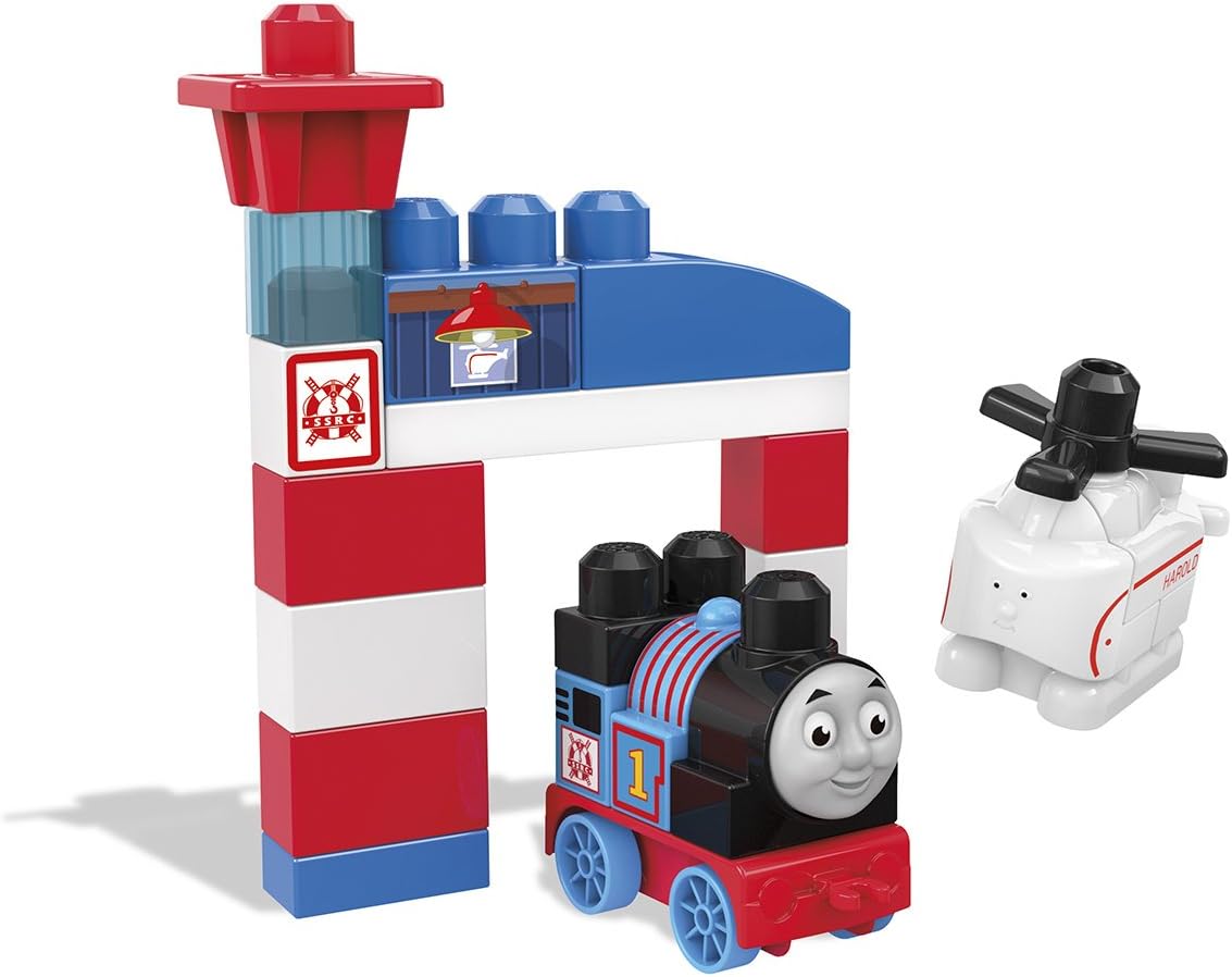 Mega Bloks Thomas & Friends Thomas & Harold Rescue Center Playset Bag