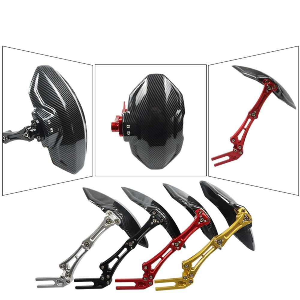 BeNsil Parafanghi Moto Parafango Posteriore in Alluminio per Moto Parafango in Plastica per Y&amaha FZ03 per XSR 900 per YB 125SP per XJR 1300 FZ1 FZ07 per XR 250 Paraspruzzi Paraspruzzi (Color : 1)