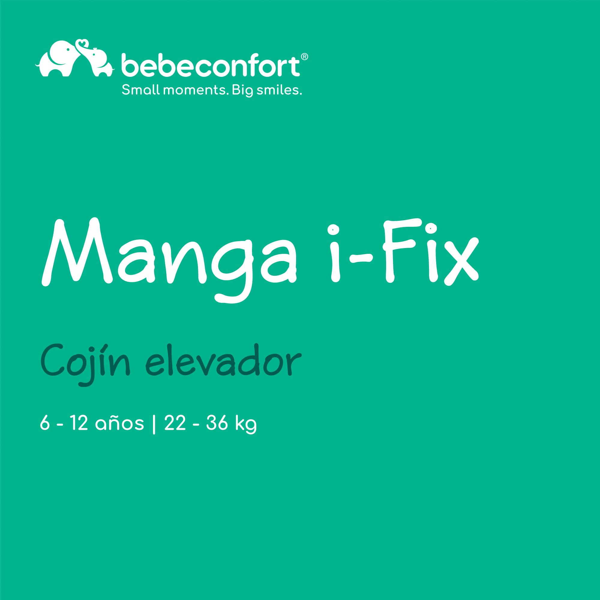 Bebeconfort Manga i-Fix asiento elevador, alzador coche niño, Silla de Coche isofix grupo 3 para niños de 128-150 cm, de 6 a 12 años (22-36 kg), Tinted Graphite — view 2