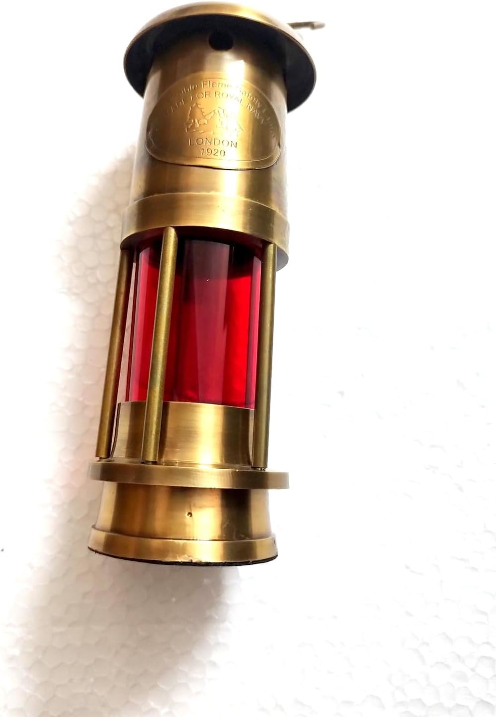 Lamp Brass Minor Oil Lamp Antique Ship Lantern Maritime Boat Light