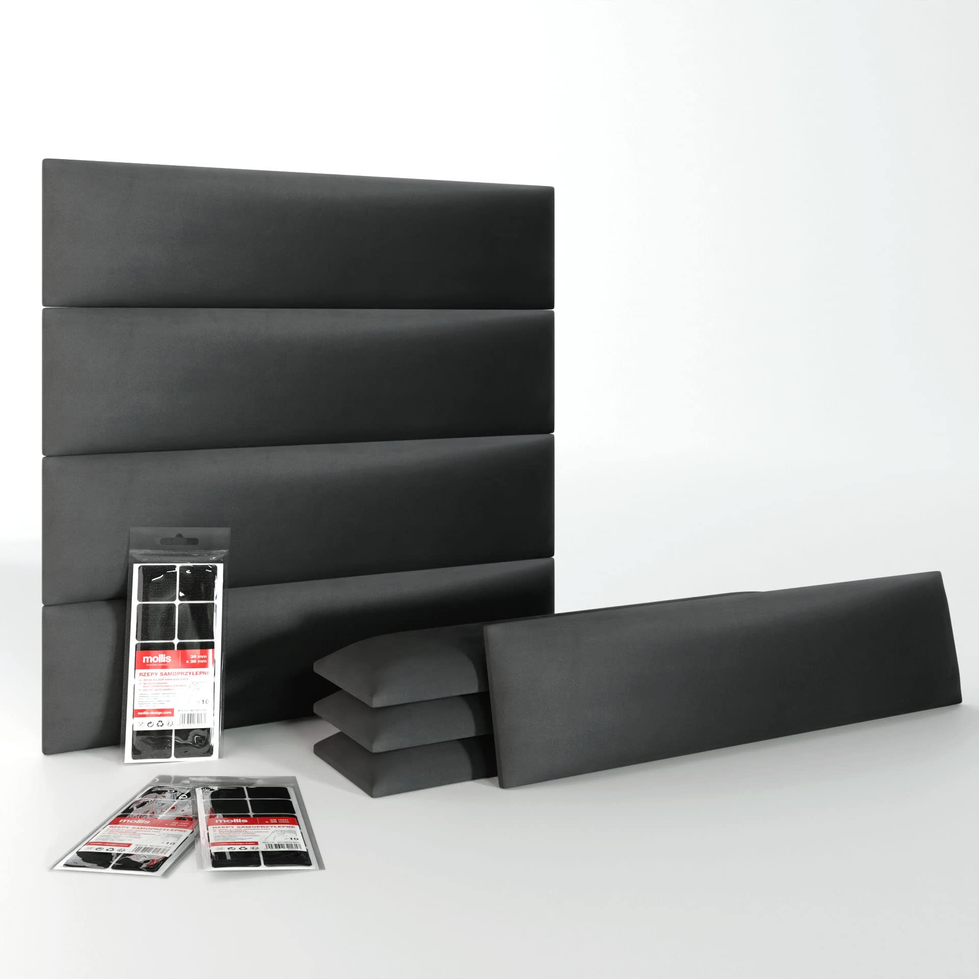 Mollis Vu00e4ggpanel, Vadderad Modern 3D-dekoration, Vu00e4ggbeklu00e4dnad Mollis Vu00e4ggpanel, Vadderad Modern 3D-dekoration, Vu00e4ggbeklu00e4dnad