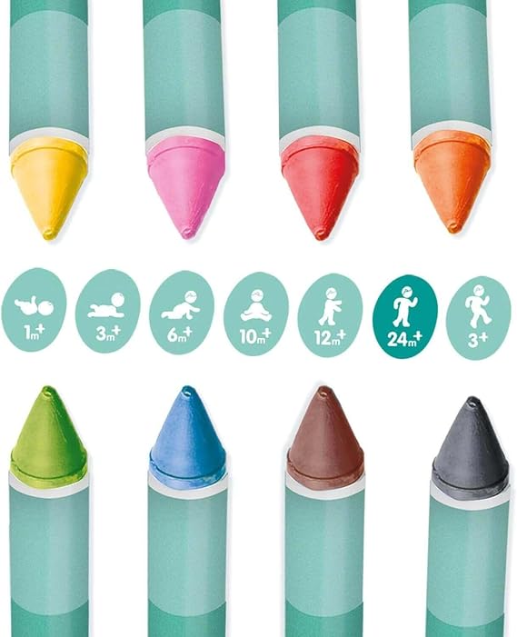 SES Creative 13050 Bath Crayons - 8 Colours - Age 24m+