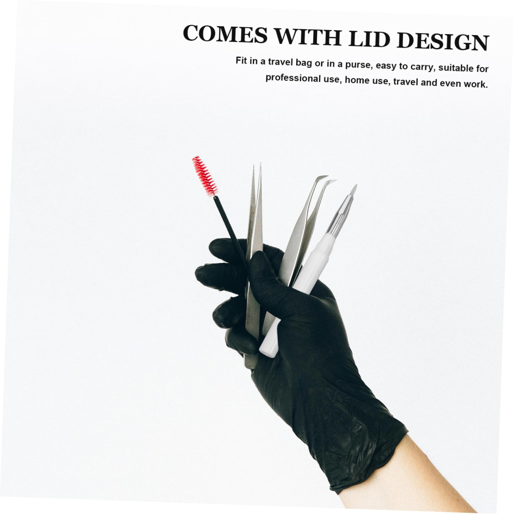 HAPINARY 4pcs Silicone Lip Brush Set Portable Lip Applicators for Women Makeup Tools Gentle Silicone Heads for Lipstick Lip Gloss Eye Shadows