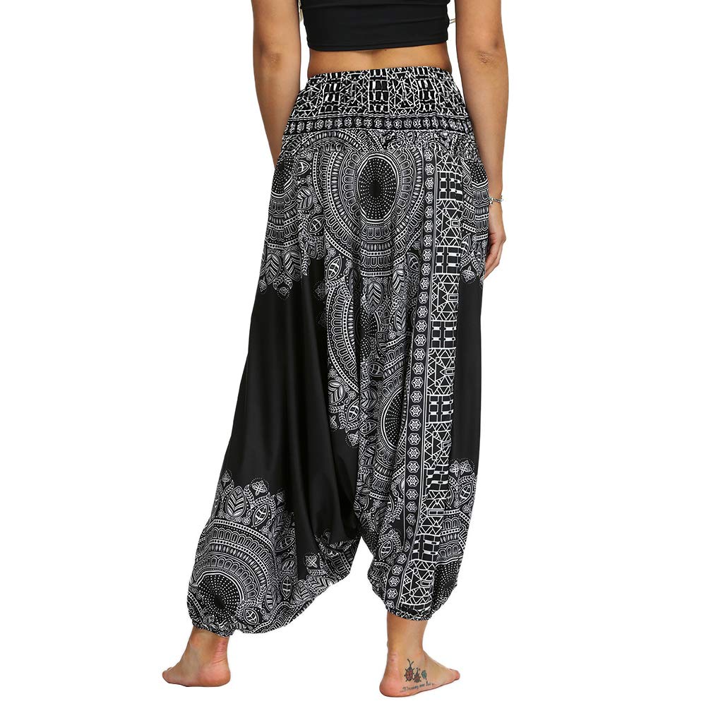 Nuofengkudu Donna Pantaloni Cavallo Basso alla Turca Yoga Pants