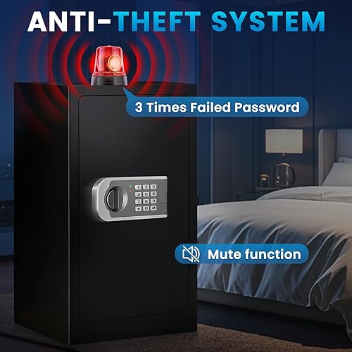 Miniatura 7 de [2026 Upgraded] -35 Mins True Fireproof Safe for Home -7.0 Cu Ft Large Heavy Duty Safe, Safe Box Fireproof Waterproof, Large Document Safe with