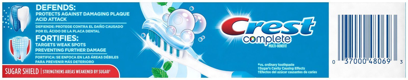 3 x Crest Complete Whitening Deep Clean**3 x 164g**Evervescent Mint**Zahncreme aus USA
