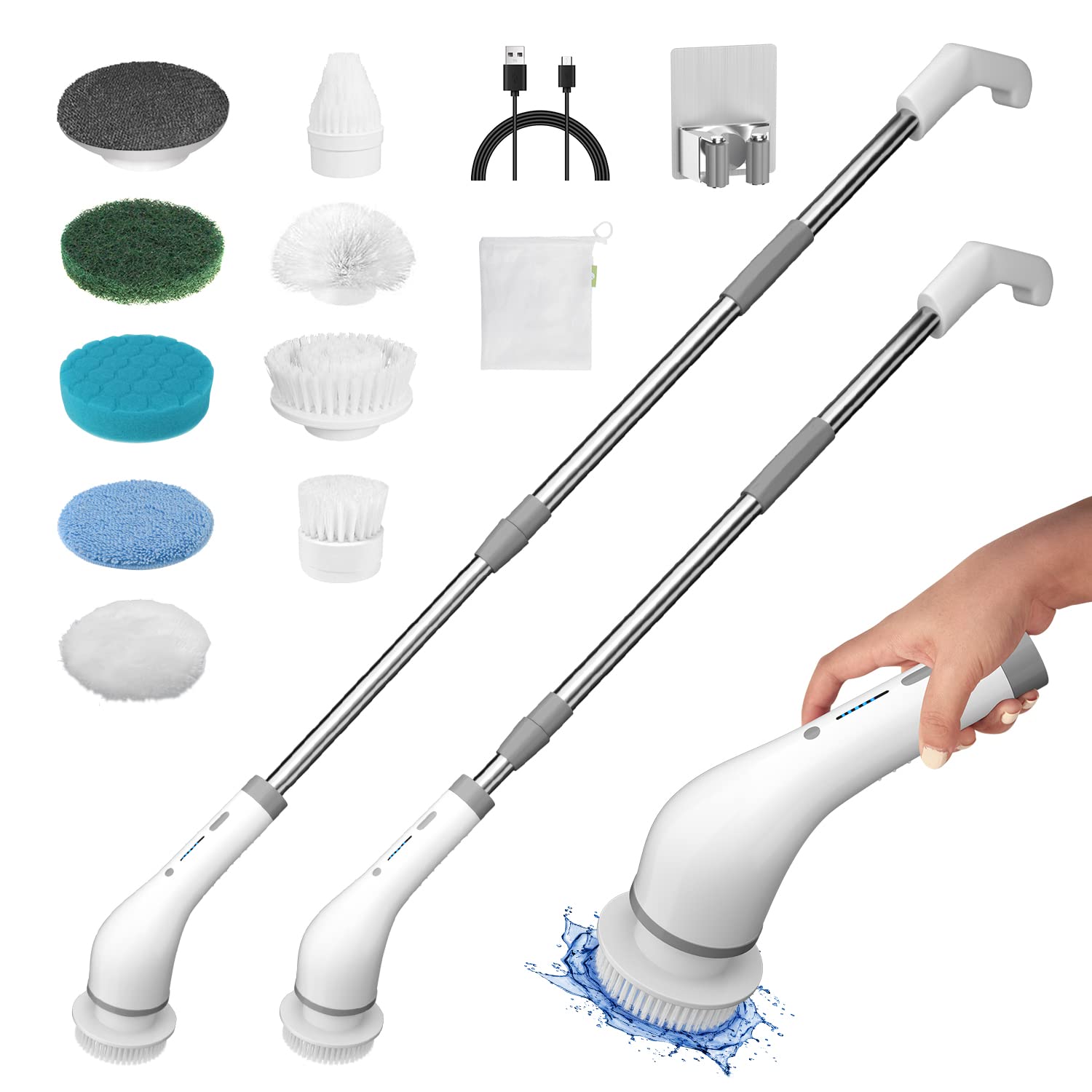 新型　Brighte ELEKIBRUSH Brighte ELEKI BRUSH Brush Type Facial Machine EMS RF Red Blue LED