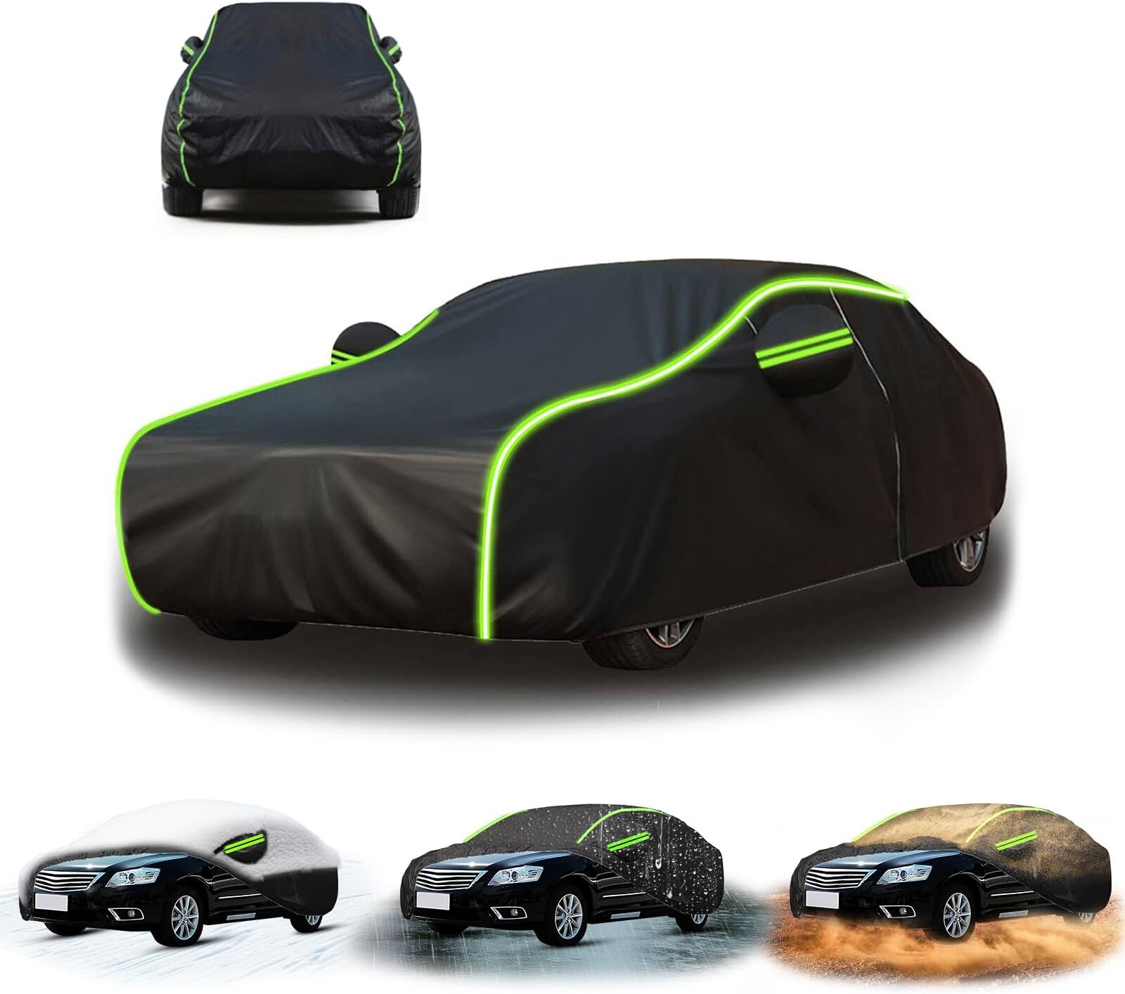 Car Cover Waterproof All Weather for Cadillac XLR, 2003-2011,Car Cover Winter,Rain UV Snow Dust Wind Proof,Soft Lining,All Weather Protection wn38